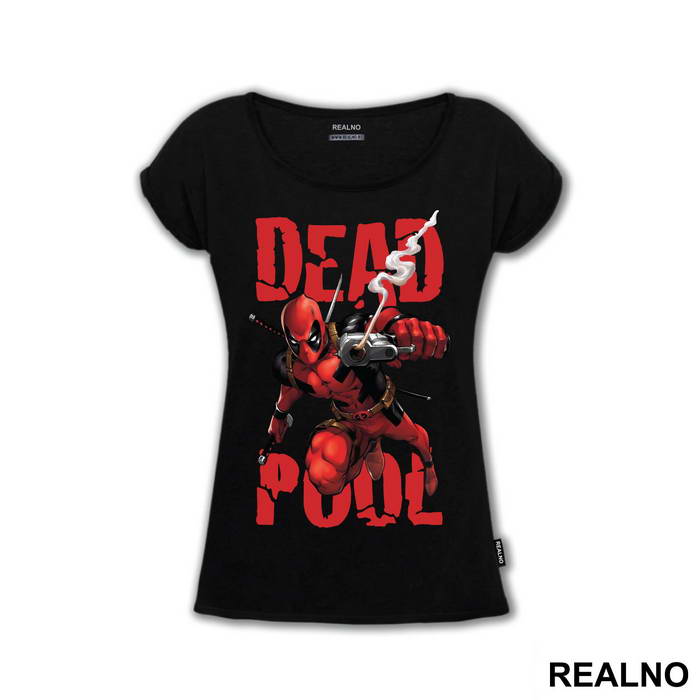 Some of the best love stories start with a murder - Deadpool - Majica