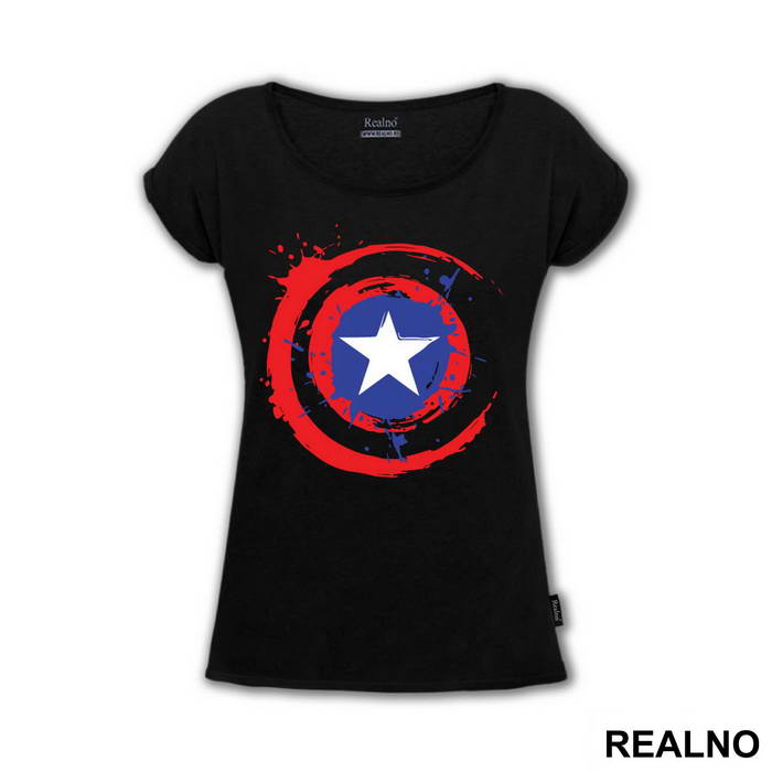 Shiled - Splashing - Captain America - Avengers - Majica
