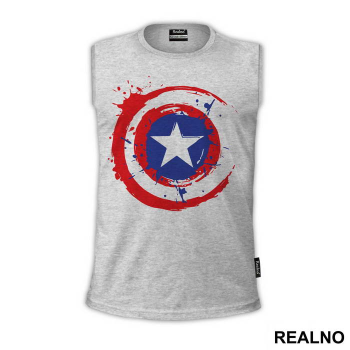 Shiled - Splashing - Captain America - Avengers - Majica