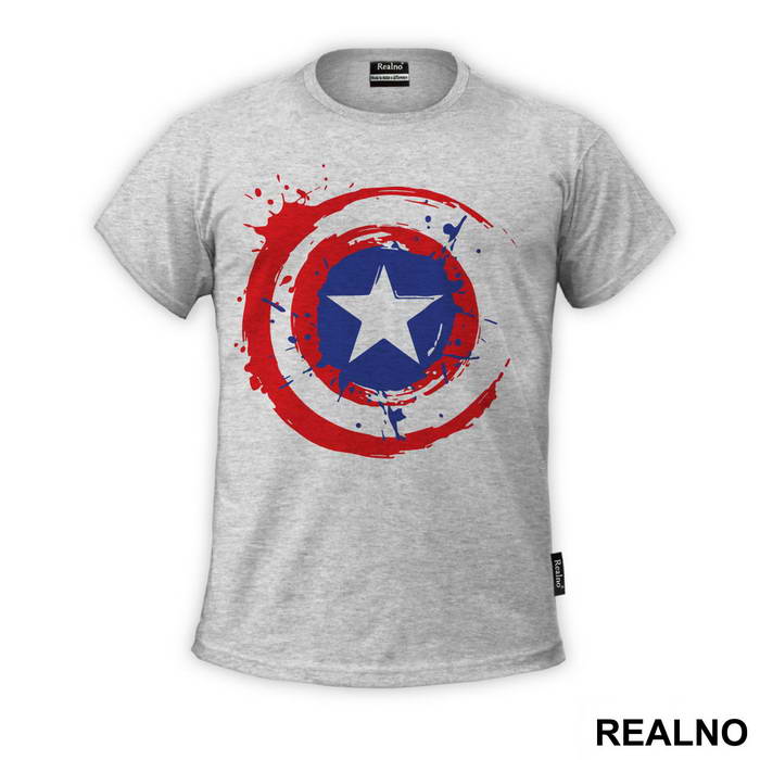 Shiled - Splashing - Captain America - Avengers - Majica