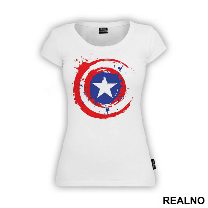 Shiled - Splashing - Captain America - Avengers - Majica