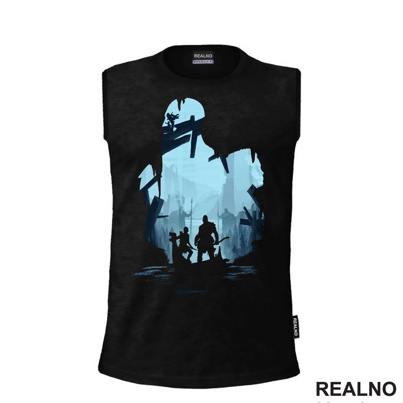 Blue - Sailing - God Of War - Majica