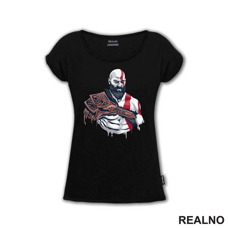 Dripping - Kratos - God Of War - Majica
