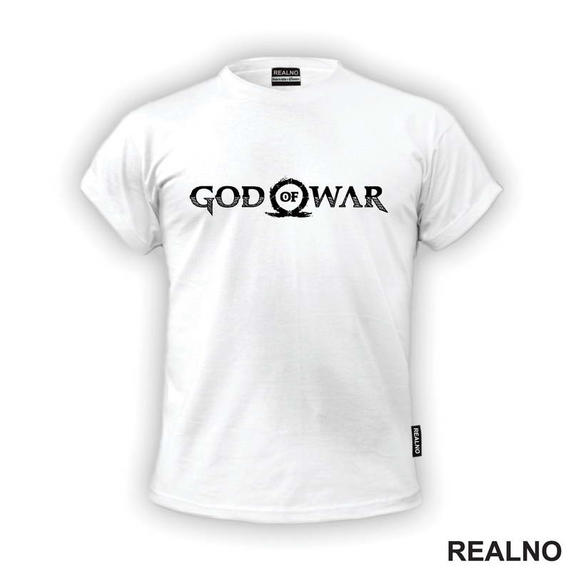 White Logo - God Of War - Majica