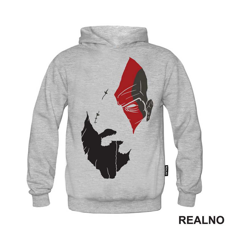 Half Kratos - God Of War - Majica