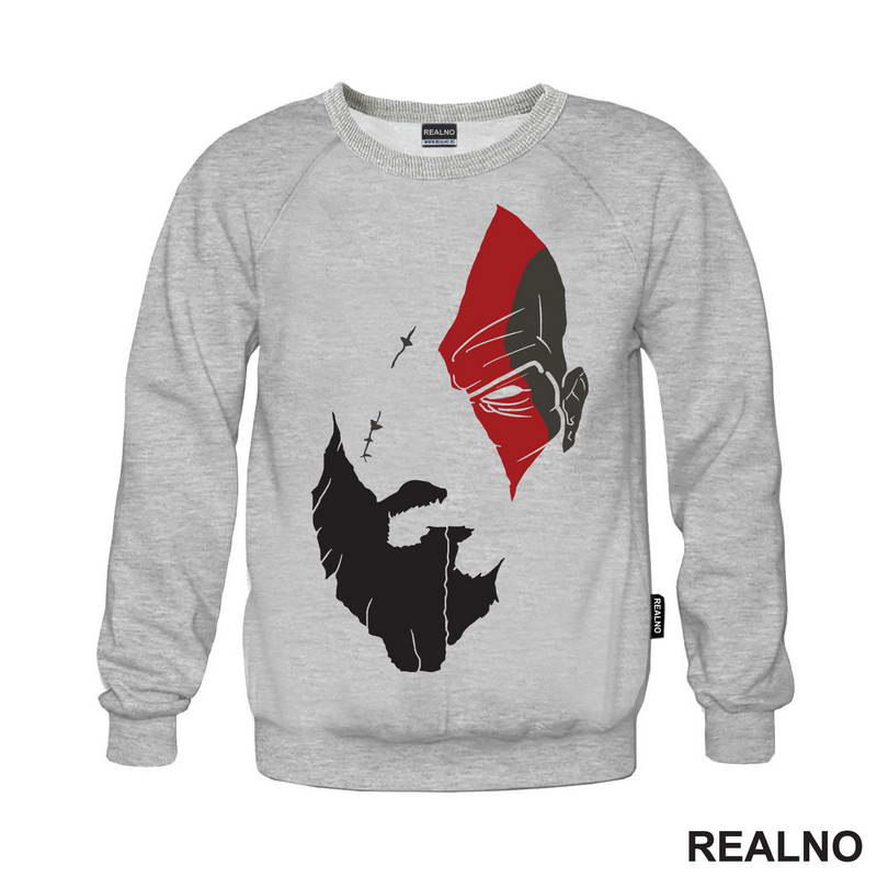 Half Kratos - God Of War - Majica