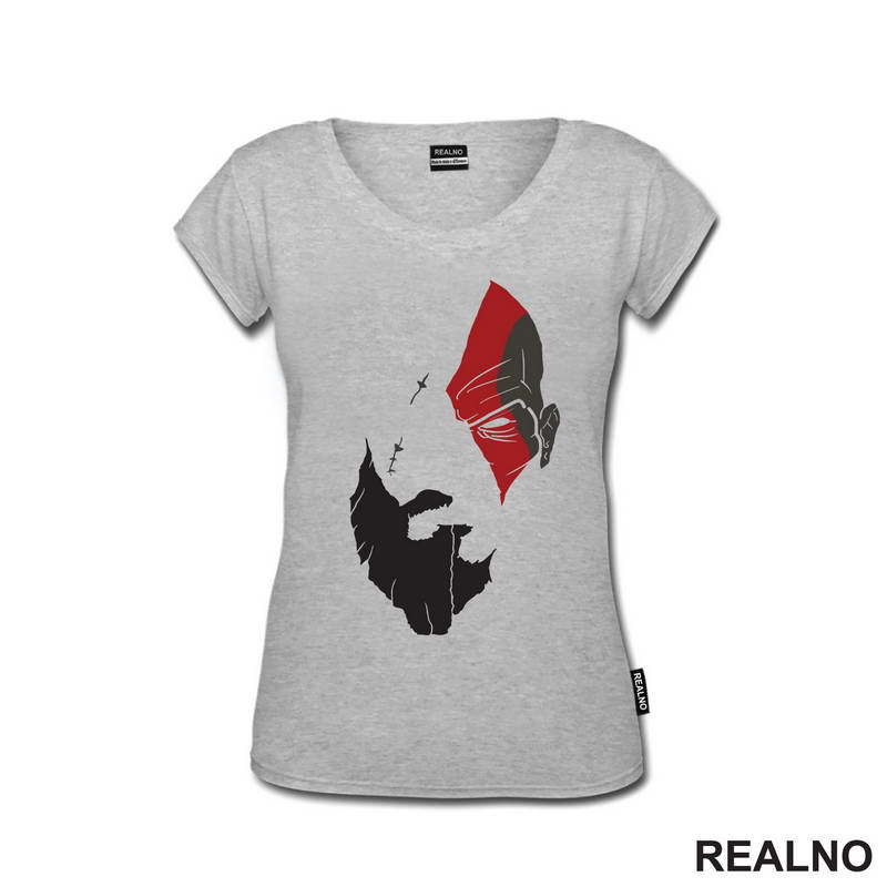 Half Kratos - God Of War - Majica