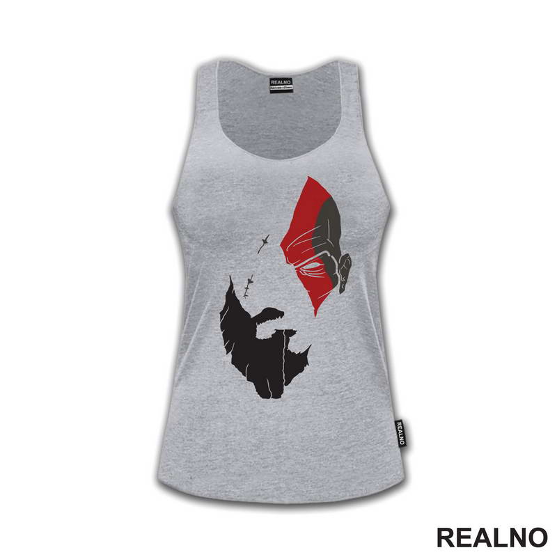 Half Kratos - God Of War - Majica