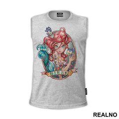 Sired Drawing - Sirene - Mermaid - Majica