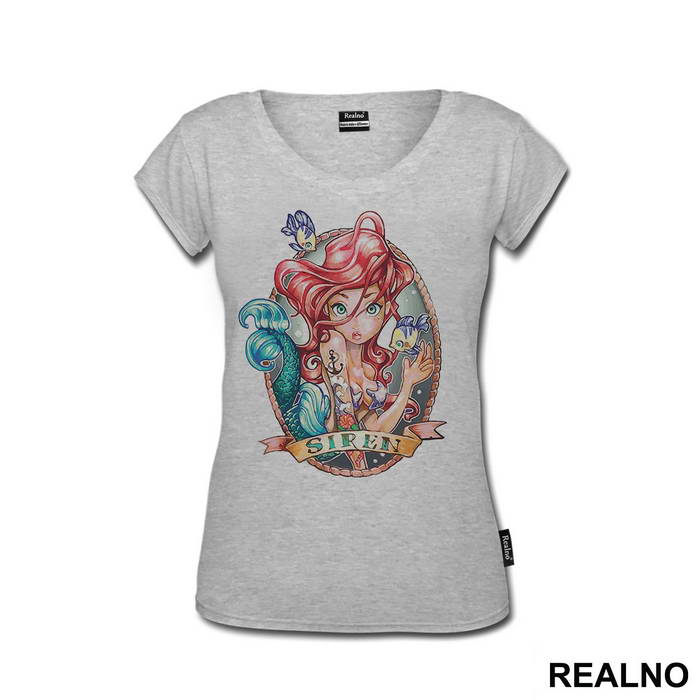 Sired Drawing - Sirene - Mermaid - Majica