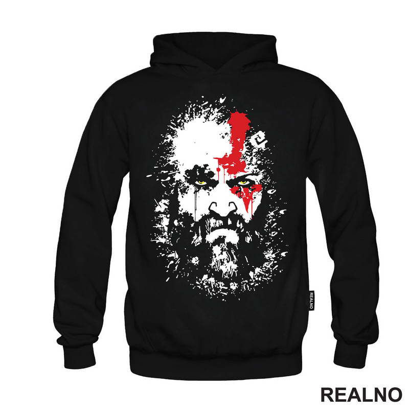 Face Splash - Kratos - God Of War - Majica