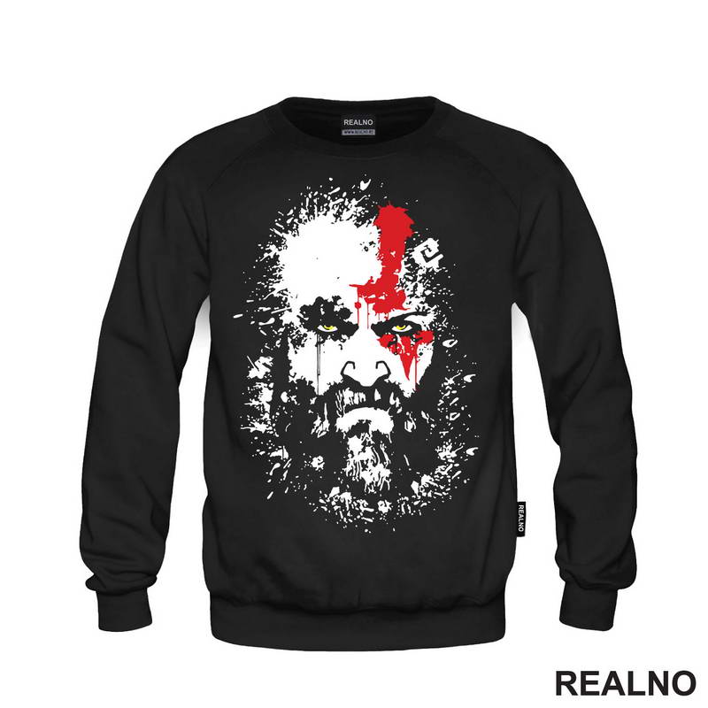 Face Splash - Kratos - God Of War - Majica