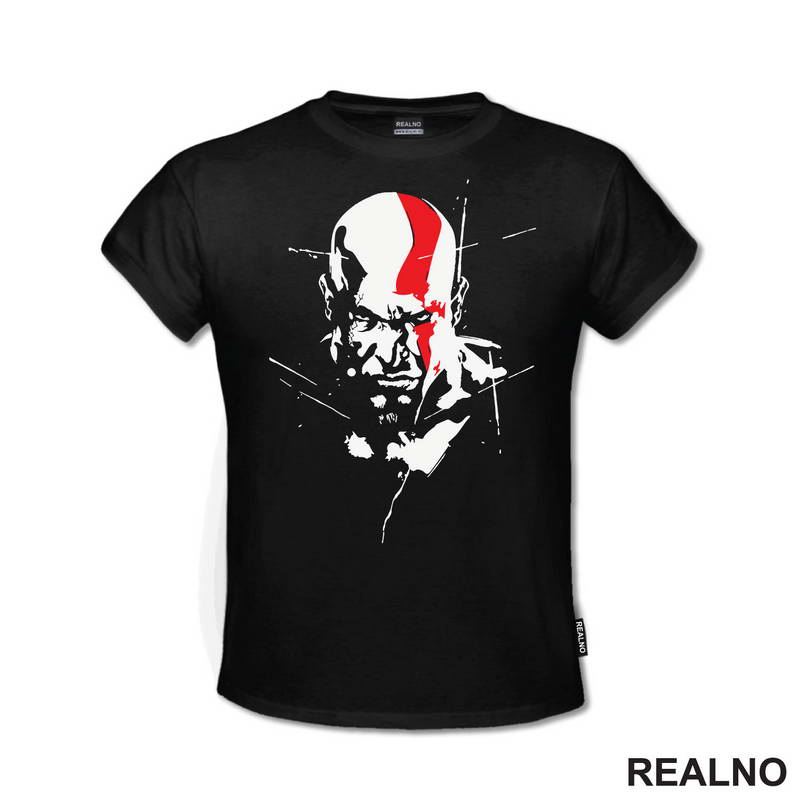Lines - Kratos - God Of War - Majica