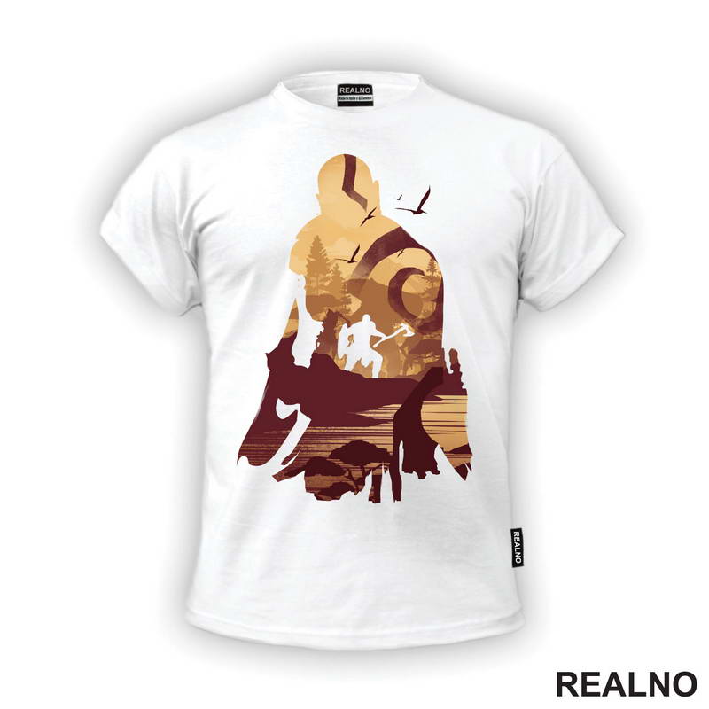 Kratos - Double Exposure - God Of War - Majica