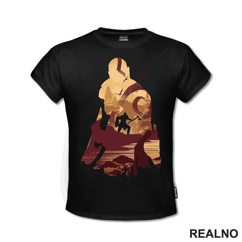 Kratos - Double Exposure - God Of War - Majica