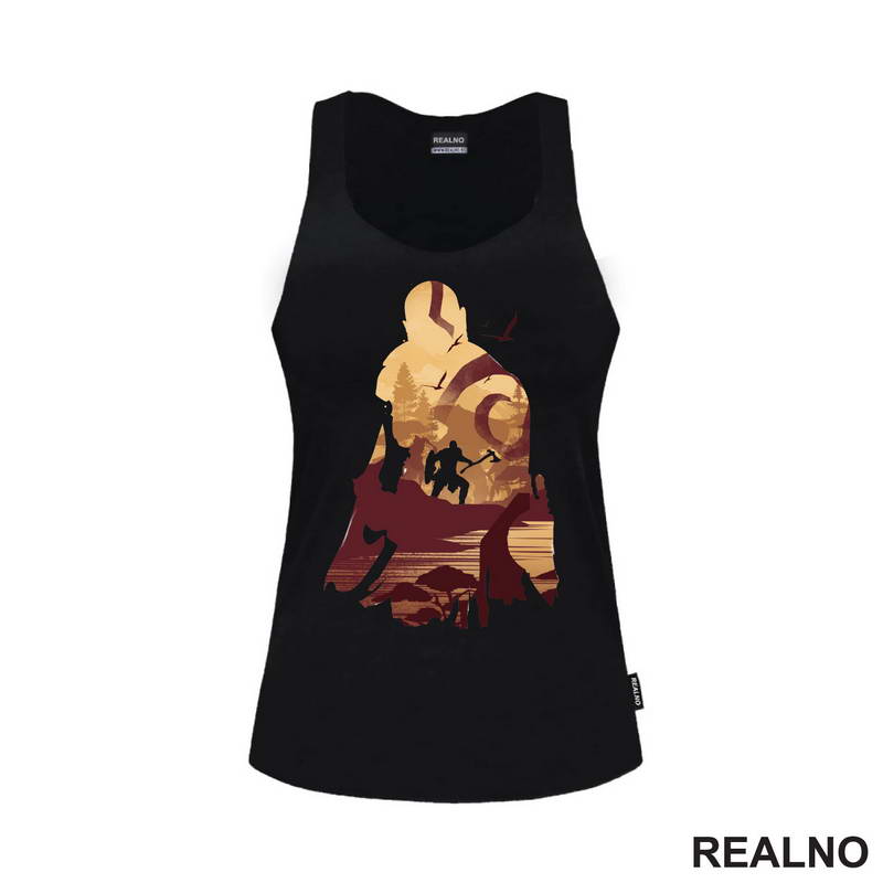 Kratos - Double Exposure - God Of War - Majica