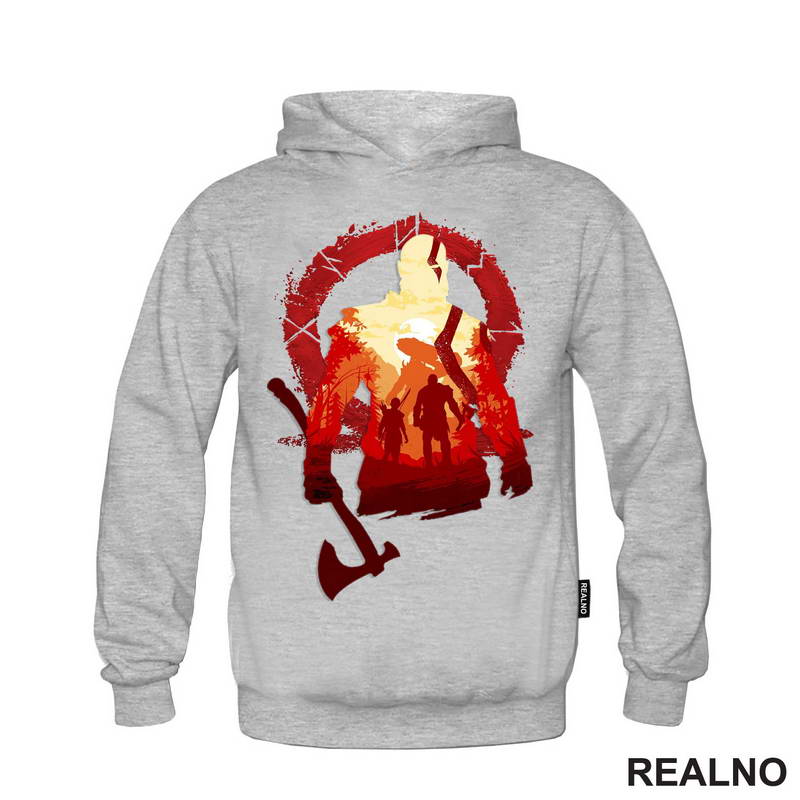 Double Exposure - Kratos And Omega - God Of War - Majica