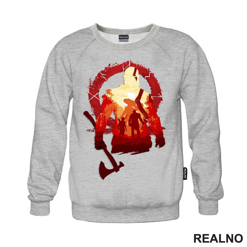 Double Exposure - Kratos And Omega - God Of War - Majica