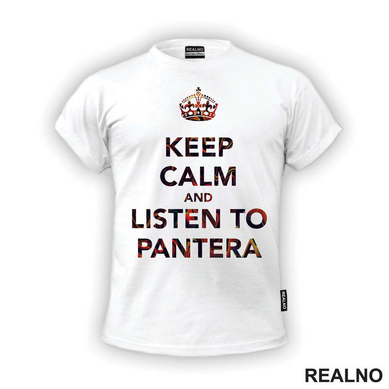 Keep Calm And Listen To Pantera - Muzika - Majica