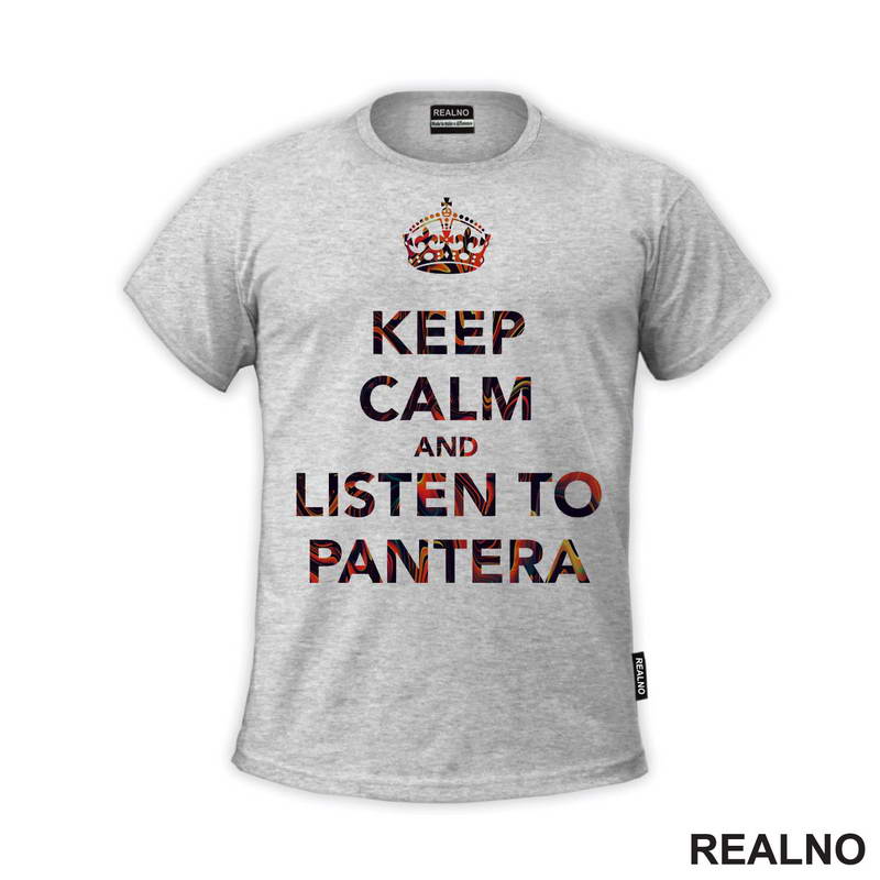 Keep Calm And Listen To Pantera - Muzika - Majica