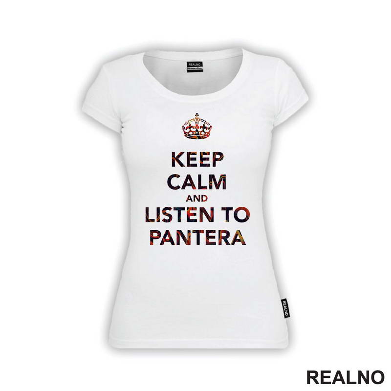 Keep Calm And Listen To Pantera - Muzika - Majica