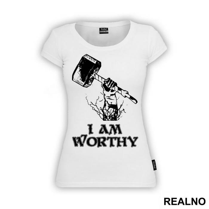 I am worthy - Mjölnir - Thor - Majica
