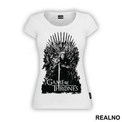 Ned Stark And Black Throne - House Stark - Game Of Thrones - GOT - Majica