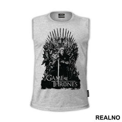 Ned Stark And Black Throne - House Stark - Game Of Thrones - GOT - Majica