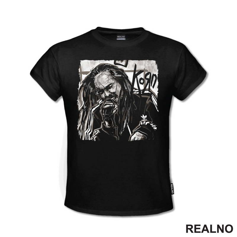 Jonathan Davis - Drawing - Muzika - Majica