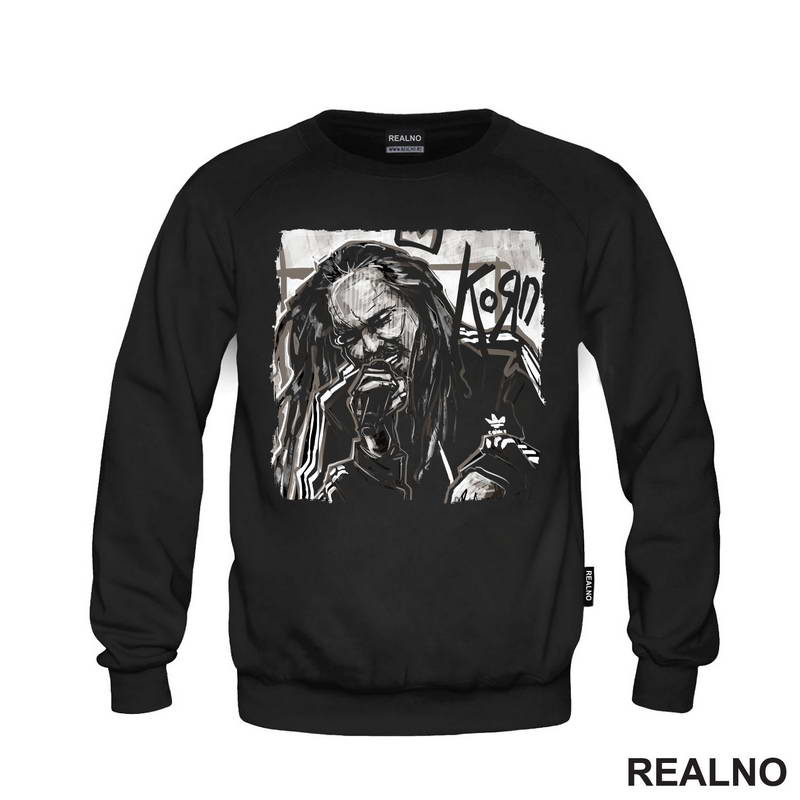 Jonathan Davis - Drawing - Muzika - Majica