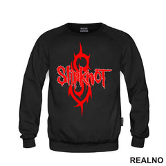 Slipknot - Red Logo And Symbol - Muzika - Majica