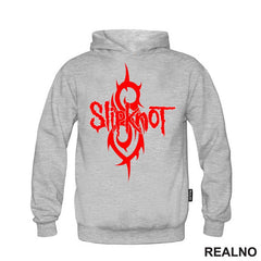 Slipknot - Red Logo And Symbol - Muzika - Majica