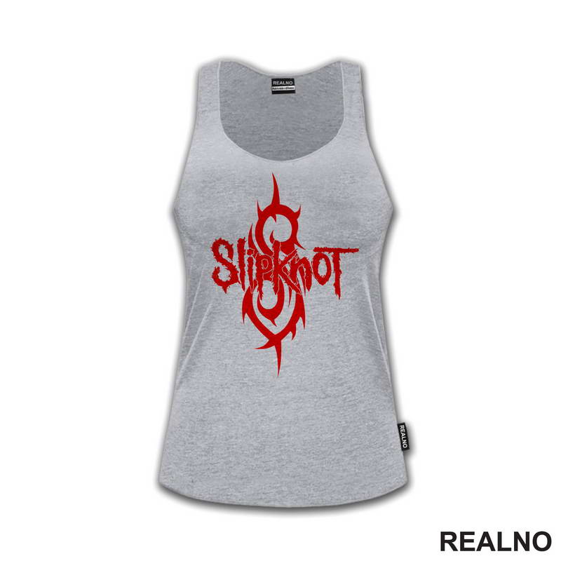 Slipknot - Red Logo And Symbol - Muzika - Majica