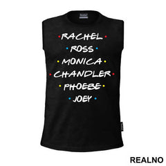 Rachel, Ross, Monica, Chandler, Phoebe, Joey - Friends - Prijatelji - Majica