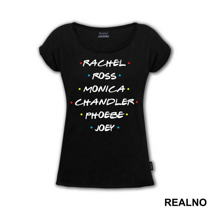 Rachel, Ross, Monica, Chandler, Phoebe, Joey - Friends - Prijatelji - Majica