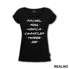 Rachel, Ross, Monica, Chandler, Phoebe, Joey - Friends - Prijatelji - Majica