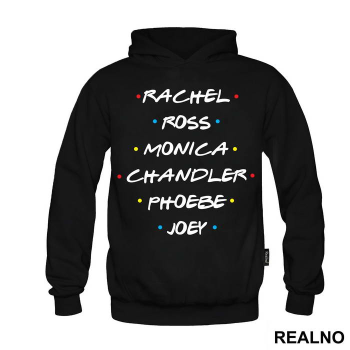 Rachel, Ross, Monica, Chandler, Phoebe, Joey - Friends - Prijatelji - Majica