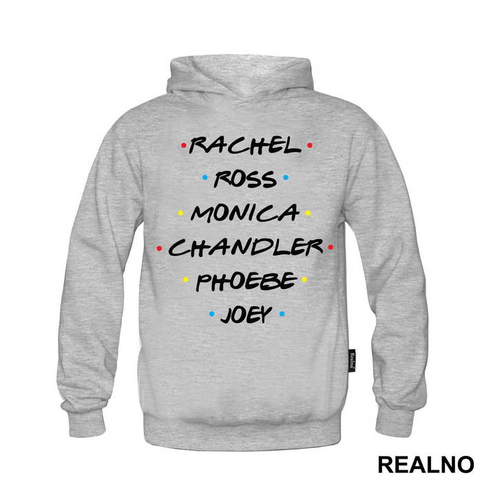 Rachel, Ross, Monica, Chandler, Phoebe, Joey - Friends - Prijatelji - Majica