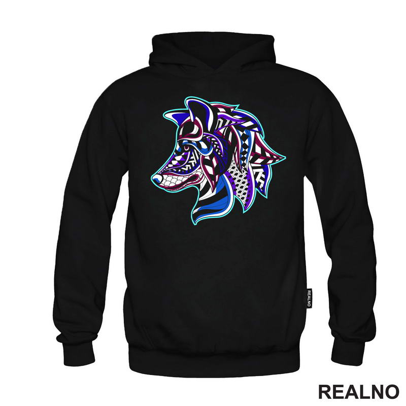 Colorful Wolf - Vuk - Životinje - Majica