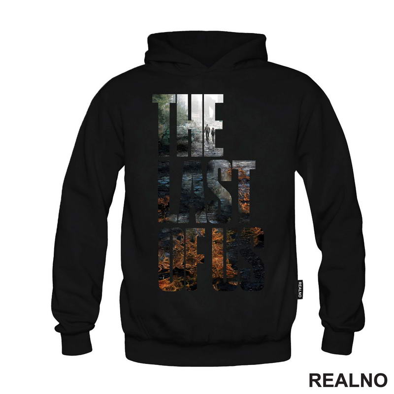 Ellie And Joel - Logo - Walking At Ruined City - The Last Of Us - Majica