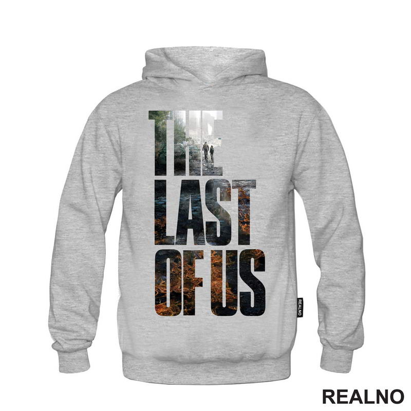 Ellie And Joel - Logo - Walking At Ruined City - The Last Of Us - Majica