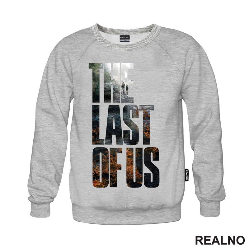 Ellie And Joel - Logo - Walking At Ruined City - The Last Of Us - Majica