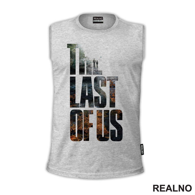 Ellie And Joel - Logo - Walking At Ruined City - The Last Of Us - Majica