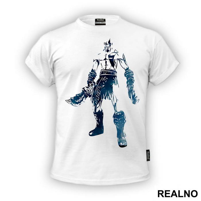 Blue Kratos - God Of War - Majica