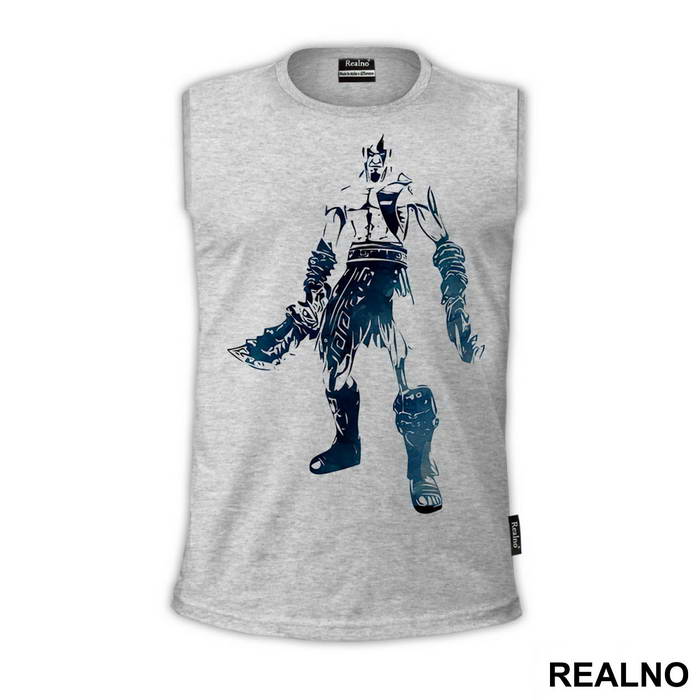Blue Kratos - God Of War - Majica