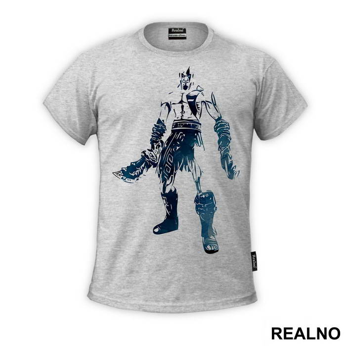 Blue Kratos - God Of War - Majica