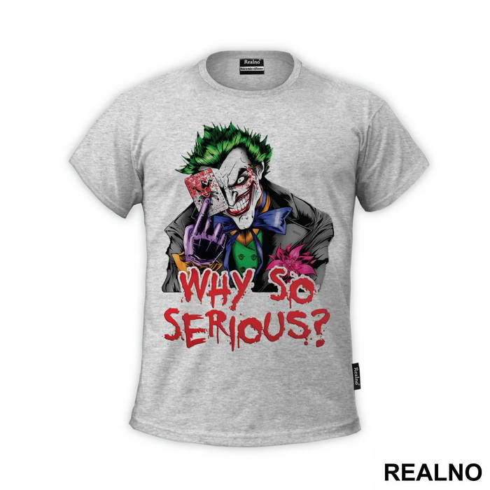 Why So Serious? Card - Joker - Majica