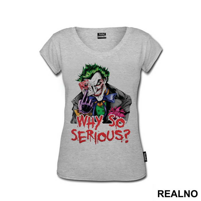 Why So Serious? Card - Joker - Majica