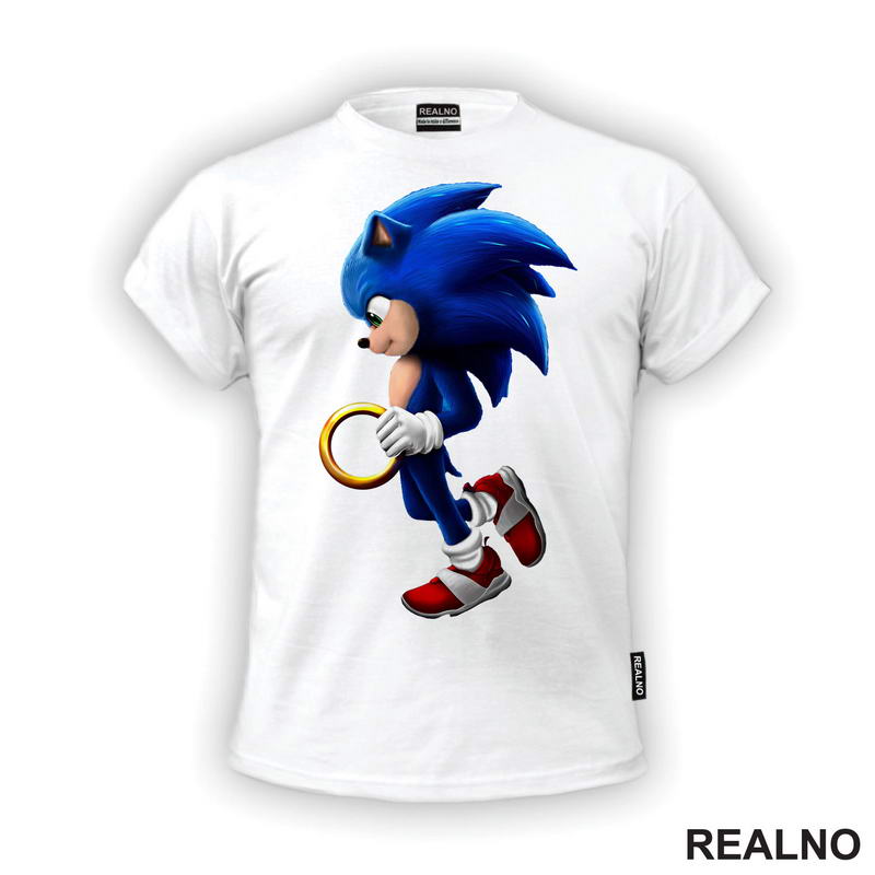 With Golden Ring - Sonic - Majica