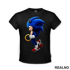 With Golden Ring - Sonic - Majica